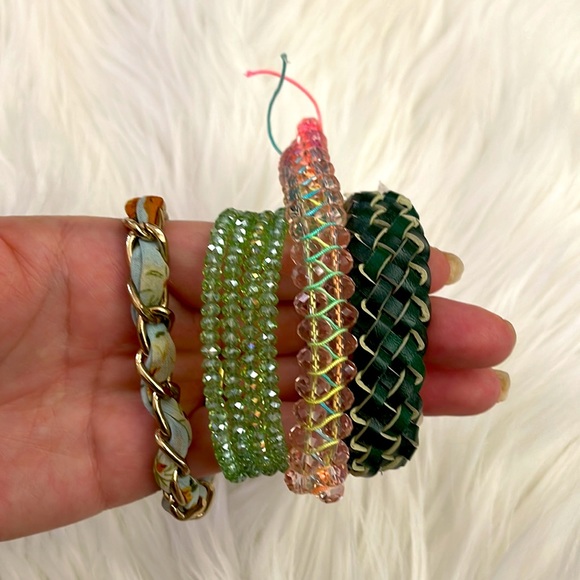 Bundle of 20 Cute Bracelets | Leather, Pearl, Studs - Picture 4 of 6
